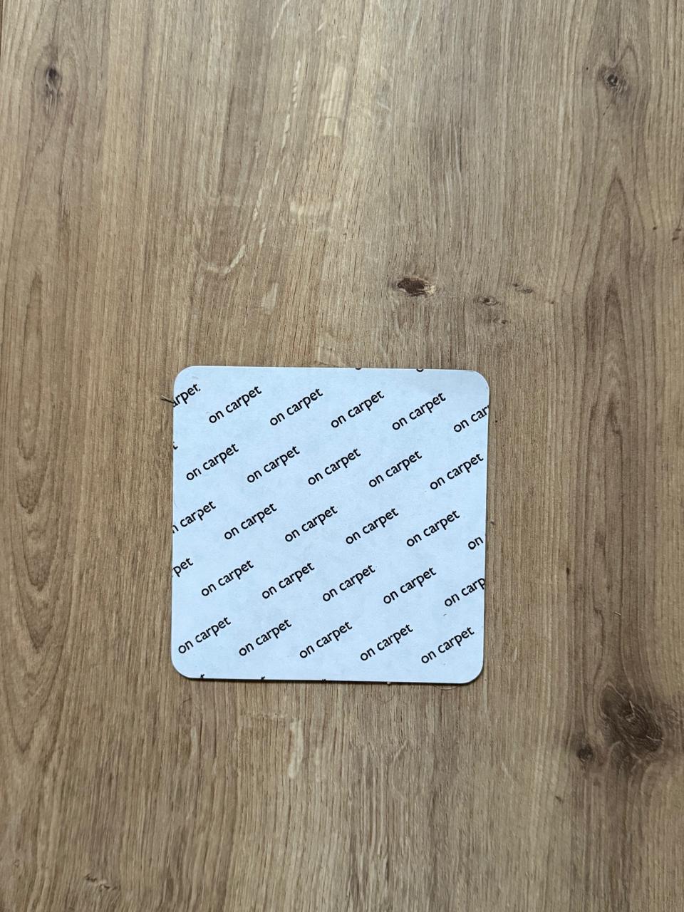 Rug gripper carpet side